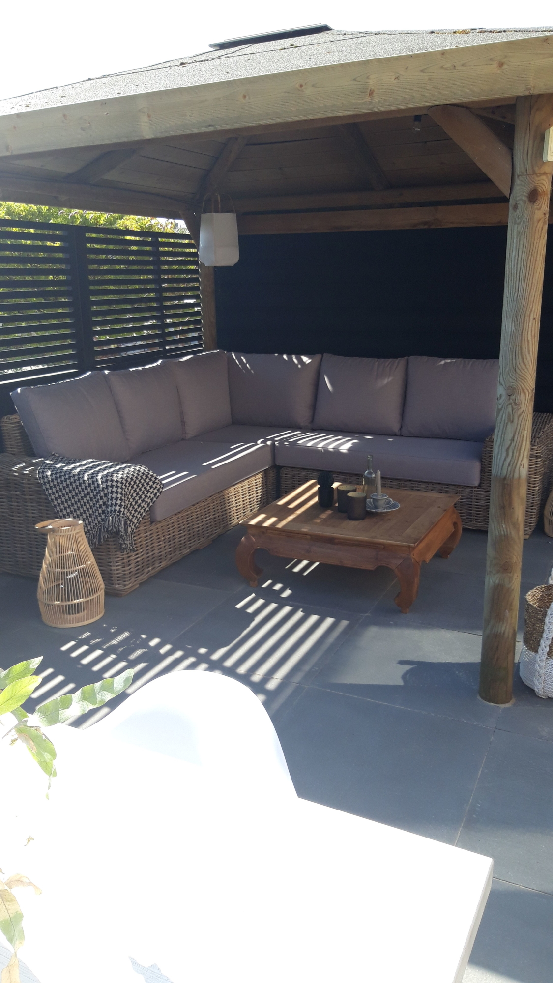 Helemaal happy met onze loungeset.