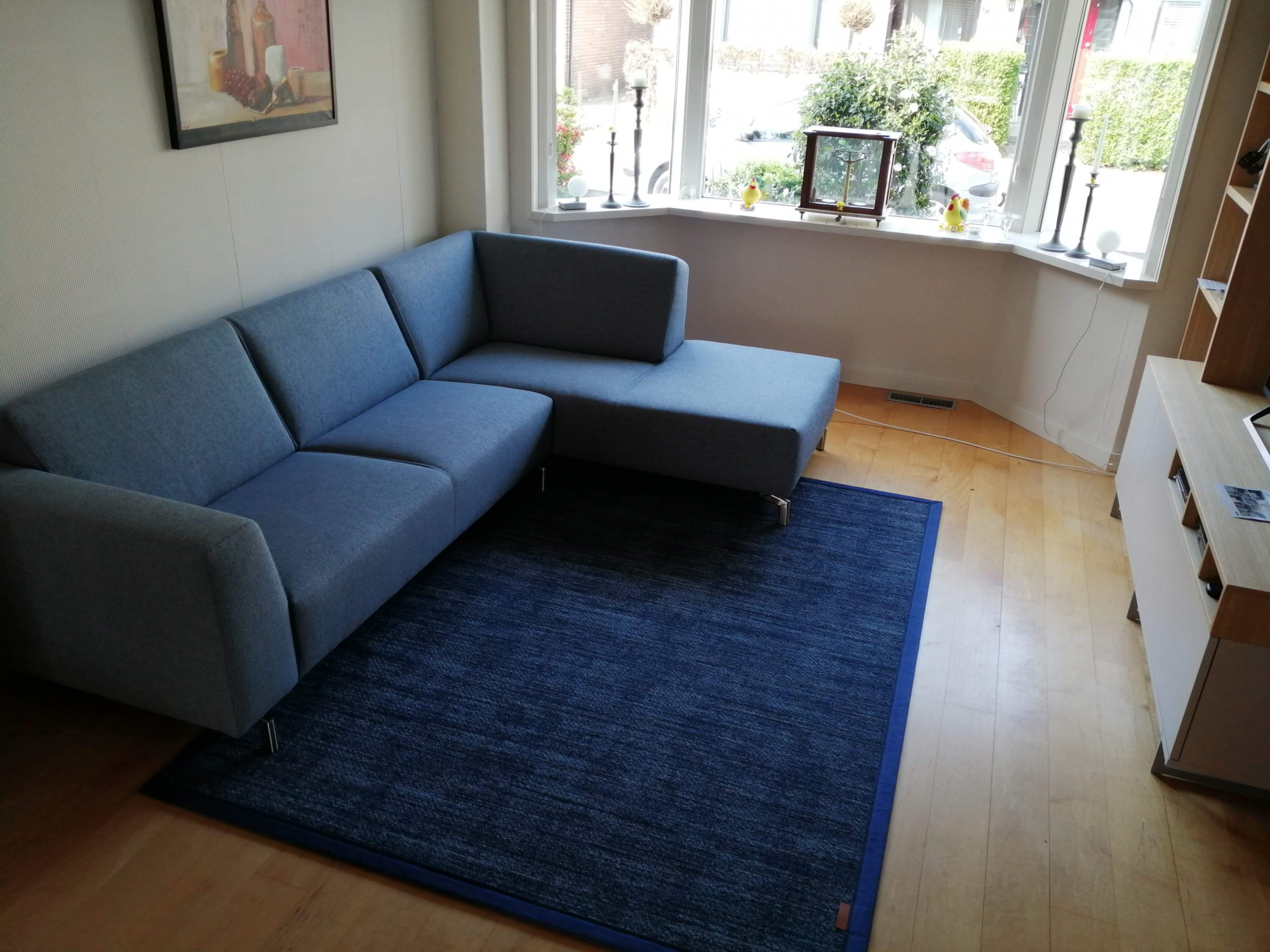 Hoekbank London en karpet