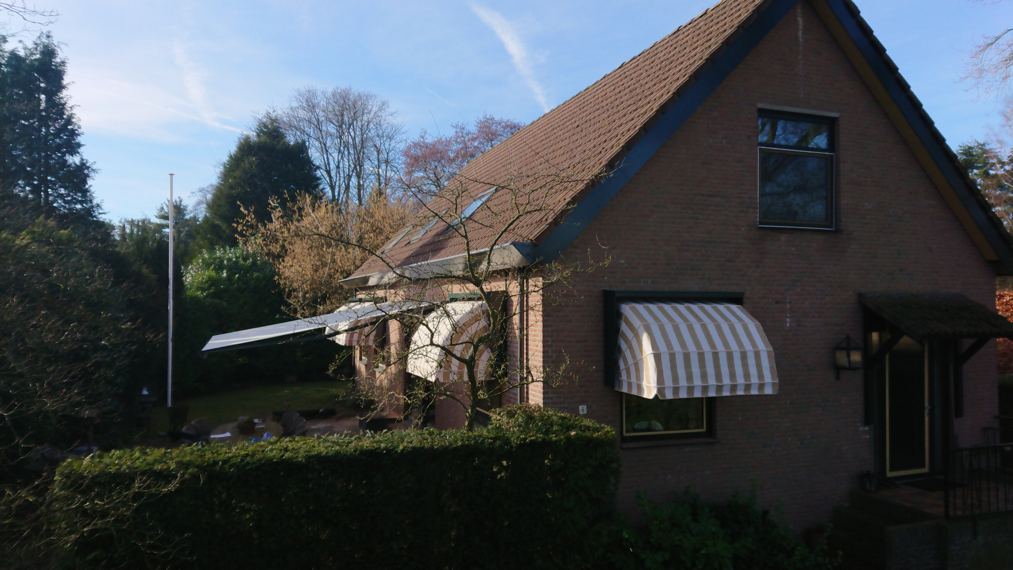 Markiezen met groene omkasting