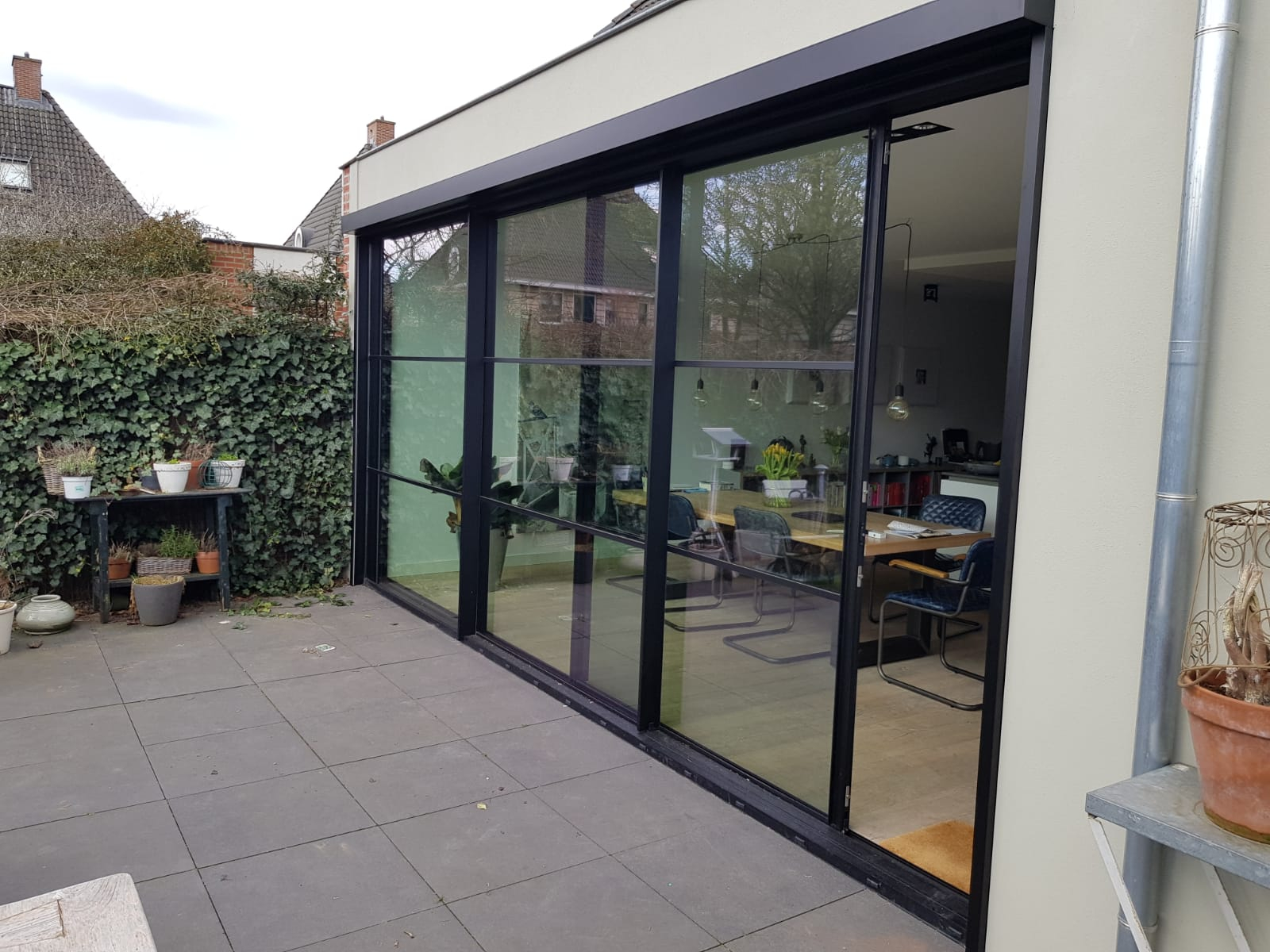 Zipscreen met rechte cassette