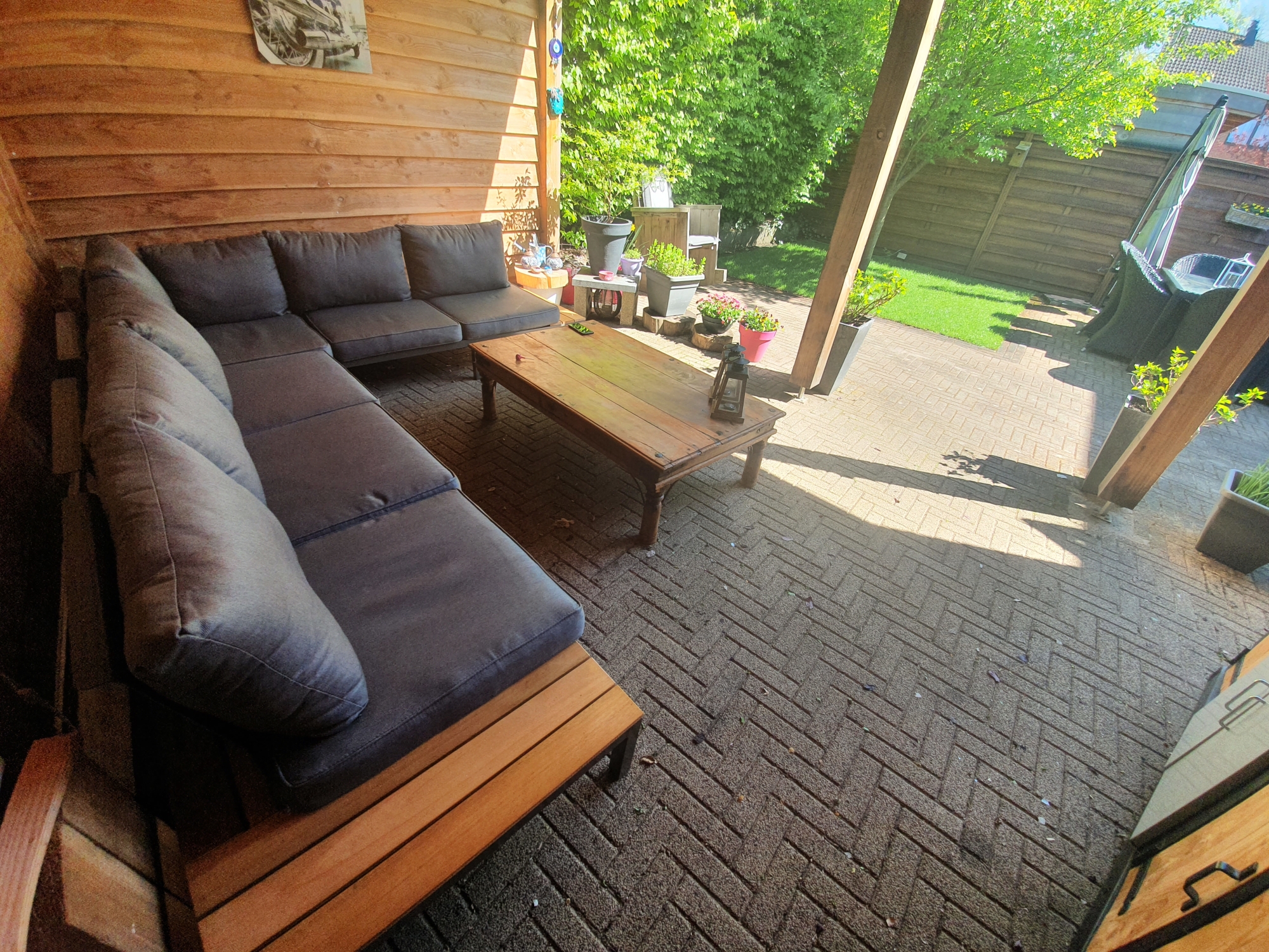Lekker genieten van onze loungeset MONACO!