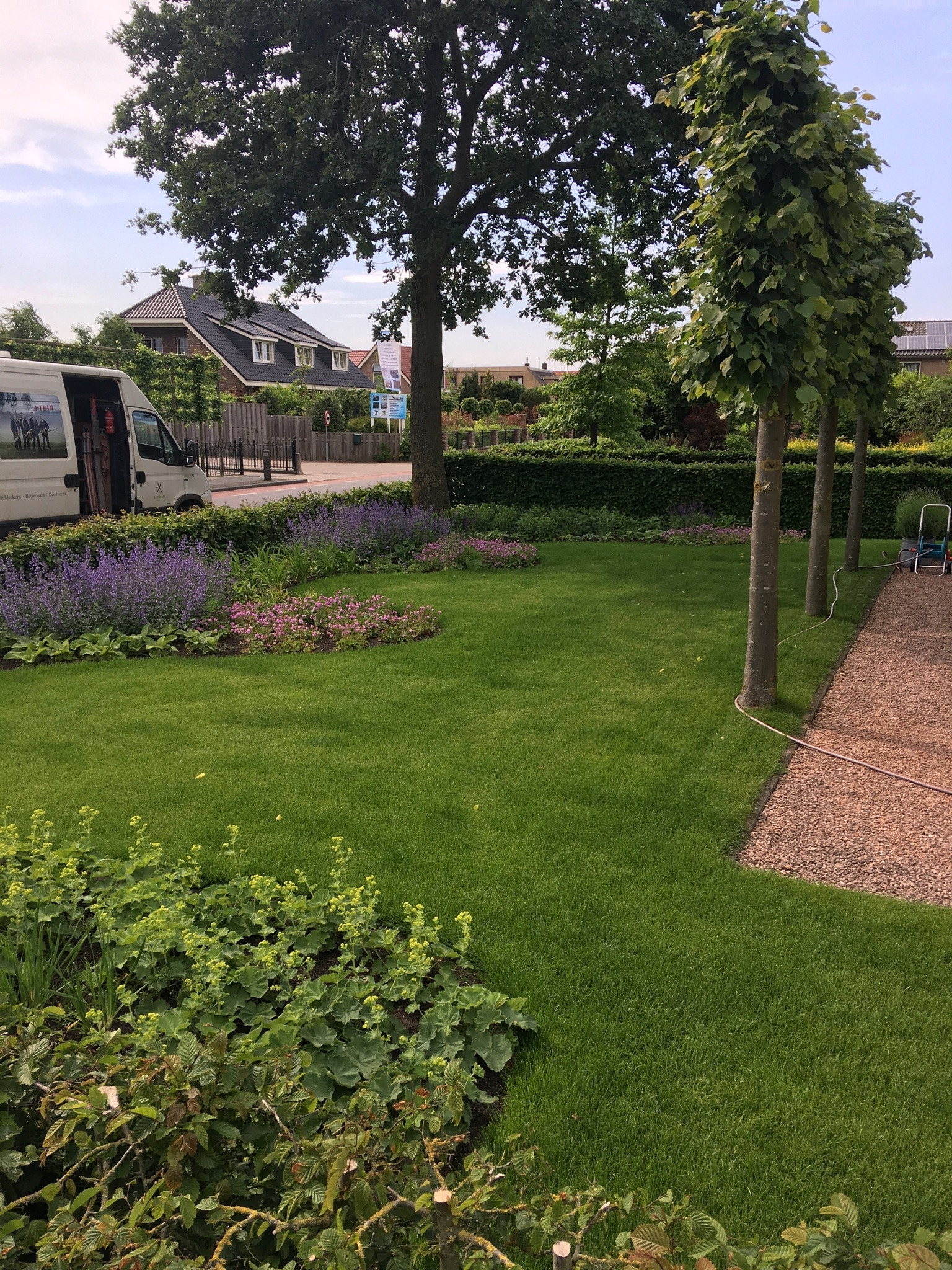 Aanleg vaste planten border in Zuidland