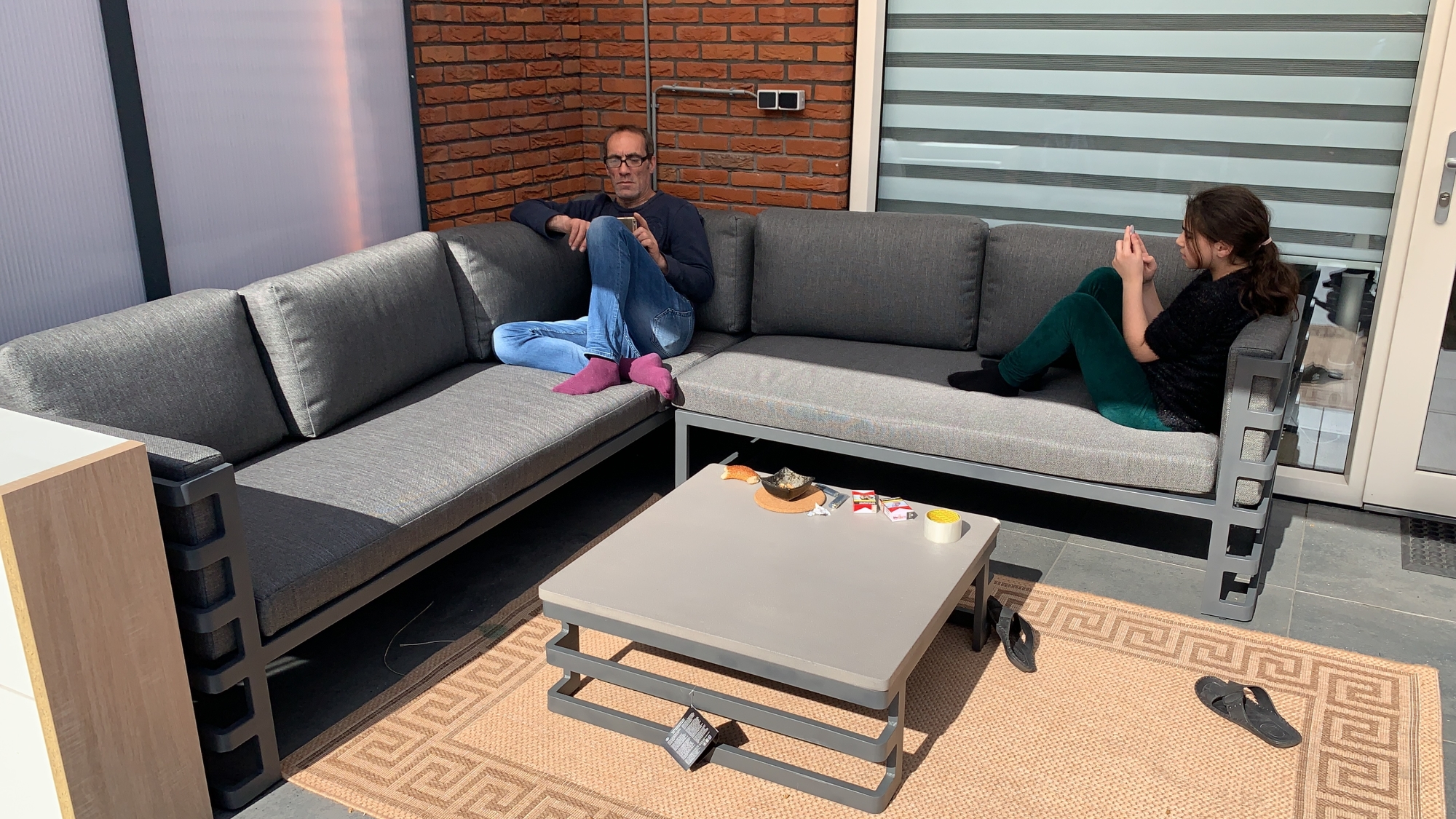 Na montage, gelijk in chill modus!