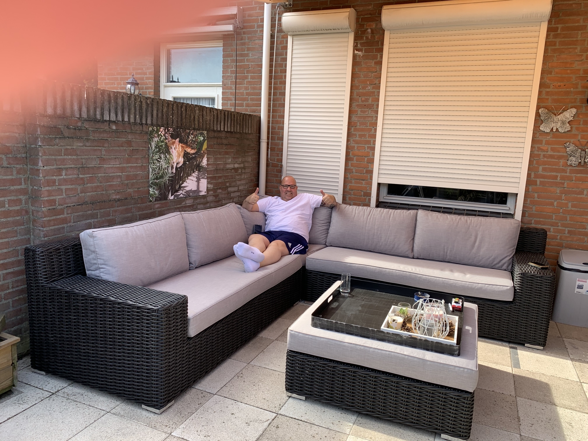 Wat zit deze Lounge set super!