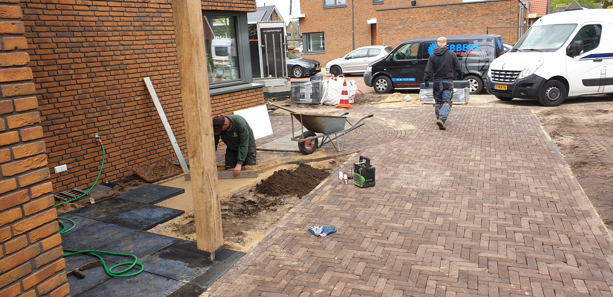 Aanlegtuin nieuwbouwwoning