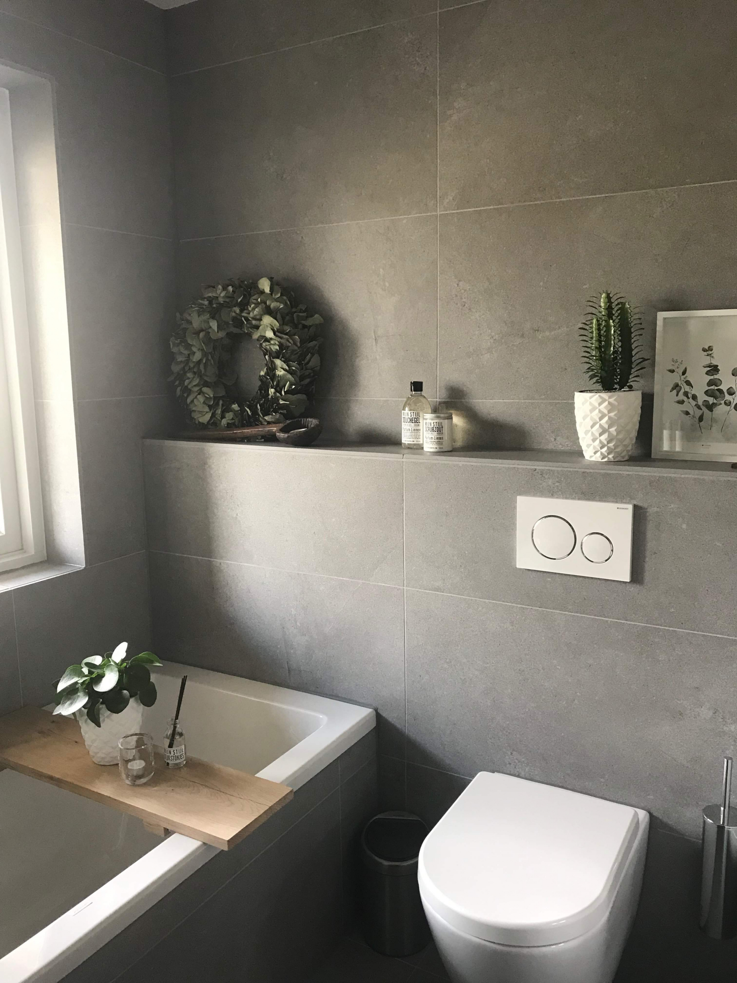 Moderne sfeervolle badkamer