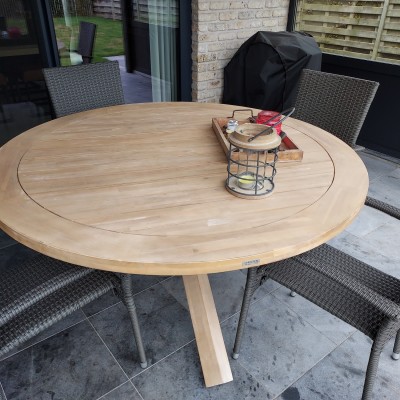 Super tevreden met de mooie eettafel