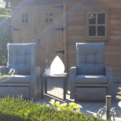 Op een comfortabele manier kunnen genieten van de zomeravonden