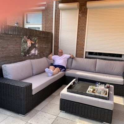 Wat zit deze Lounge set super!