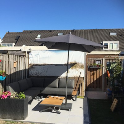 Eerst een lounge-set gekocht