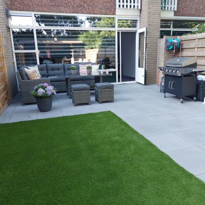 Super blij met onze nieuwe loungeset!