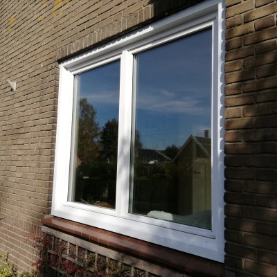 Houten kozijnen met tripple glas