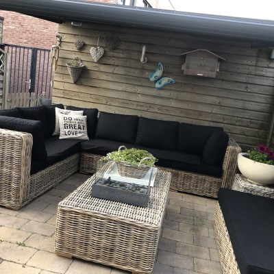 Weer een prachtig loungeset gekocht.