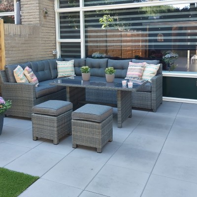 Super blij met onze nieuwe loungeset!