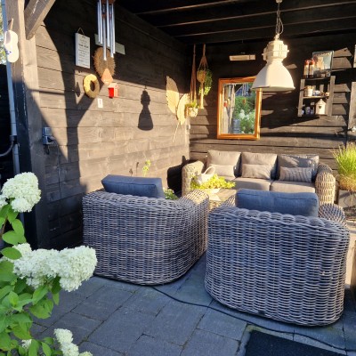 Een prachtige set vor onze overkapping ..
