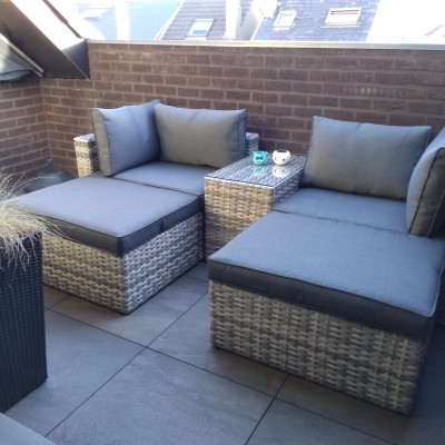 Staycation op ons balkon !