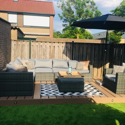 Avh tuinmeubelen is helemaal top want door hun kan onze zomer niet meer kapot.