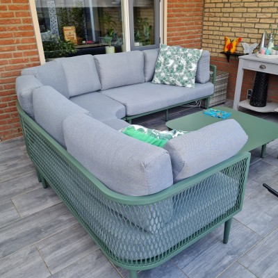Zo happy met onze nieuwe loungeset