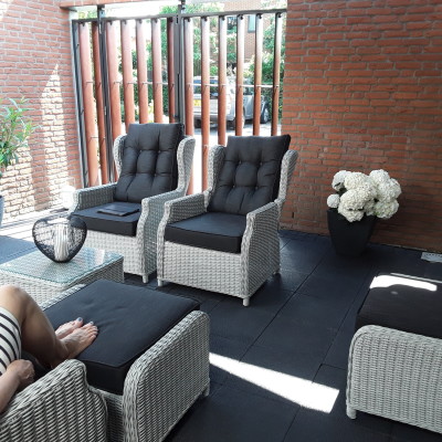 Heerlijk in de patio