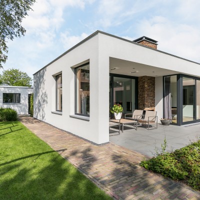 Achterzijde van de woning