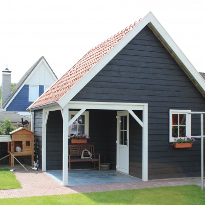 Houtbouw tuinhuis landelijk