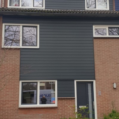 Kunststof blok kozijnen antraciet wit Apeldoorn