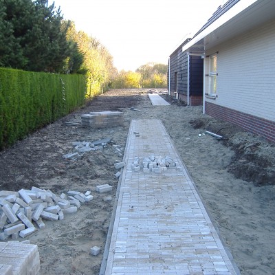 Aanleg tuin en bestrating