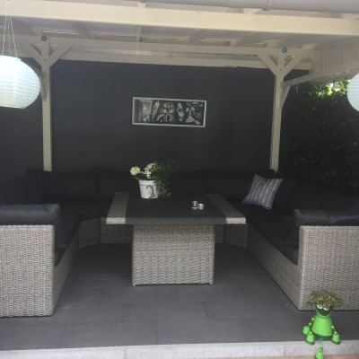 We hebben zoveel plezier van jullie mooie loungeset.