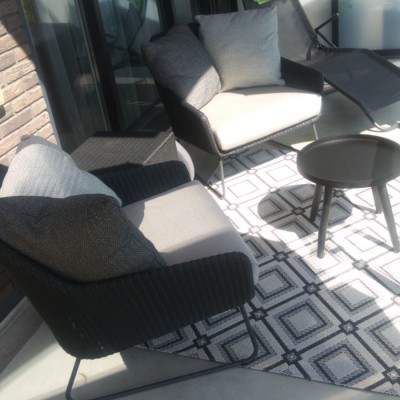 Zo blij met mijn stoelen. Ze zitten heerlijk.