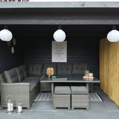 Super blij met onze loungeset