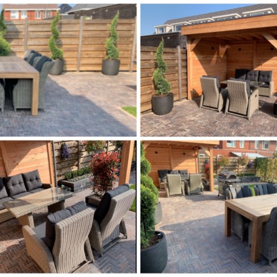 Wat een prachtig plaatje in onze nieuwe tuin