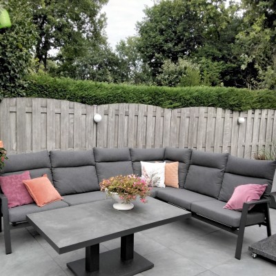 We zijn heel blij met onze mooie loungeset.