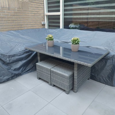 Super blij met onze nieuwe loungeset!