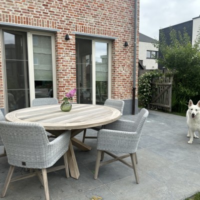 Fantastisch die nieuwe tuinmeubelen.