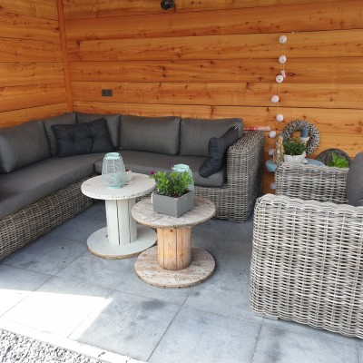 Super blij met onze nieuwste aanwinst voor onder de veranda..