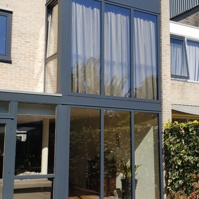 Aluminium puien antraciet
