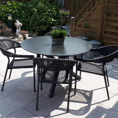 Helemaal blij met mijn nieuwe tuinset ???
