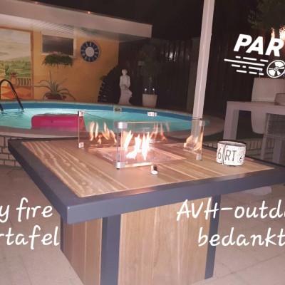 Zeer mooie easy fire vuurtafel