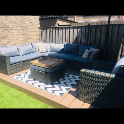 Avh tuinmeubelen is helemaal top want door hun kan onze zomer niet meer kapot.