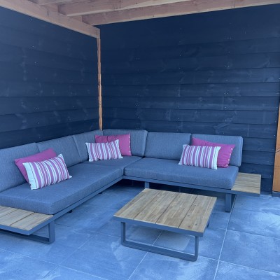 Een prachtige relaxplek op de loungeset