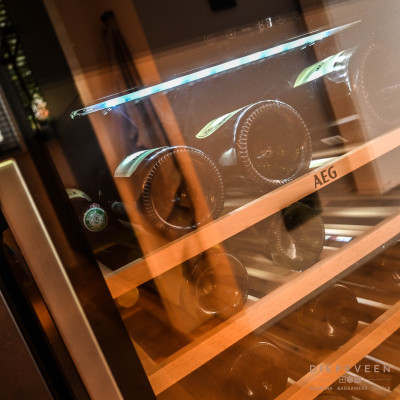 Moderne keuken zwart met goud