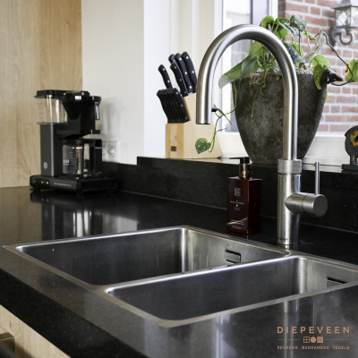 Voorzien van een Quooker kraan