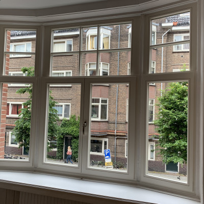 Houten kozijnen, binnenzijde