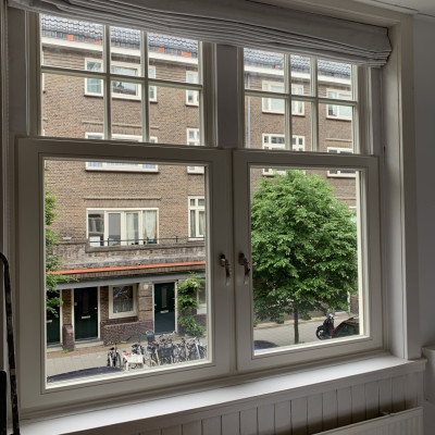 Houten kozijnen, binnenzijde