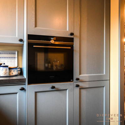 Landelijke keuken blauw