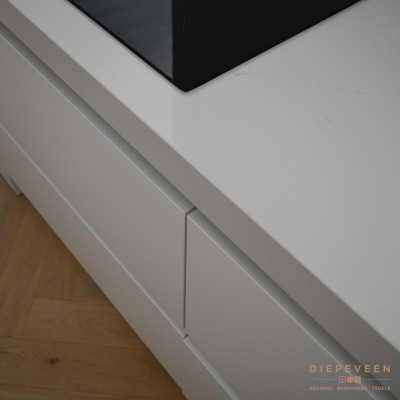 Witte moderne keuken