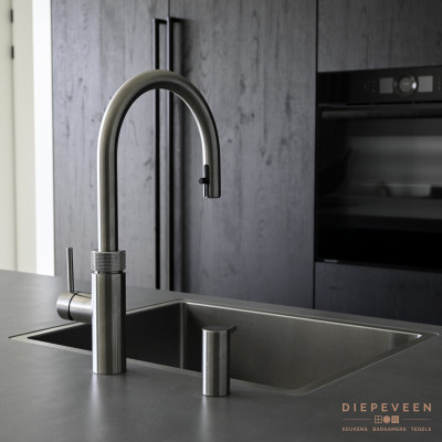Quooker flex kraan met koud, warm en kokend water opties