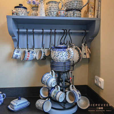 Landelijke keuken blauw