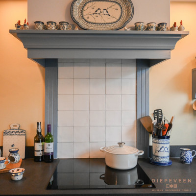 Landelijke keuken blauw