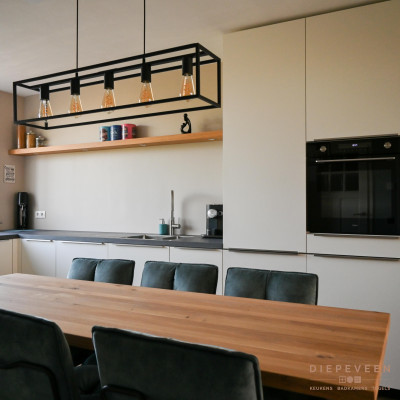 Witte keuken hoek keuken